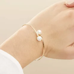 Histoire d'Or Bracelet Jonc Sammy Or Jaune Perle De Culture* Bracelets|Bracelets Joncs