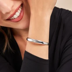 Histoire d'Or Bracelet Jonc Two Argent Blanc* Bracelets|Bracelets Joncs