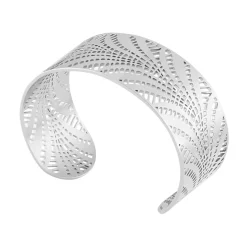 Histoire d'Or Bracelet Jonc Wilson Acier Blanc* Bracelets|Bracelets Fantaisie