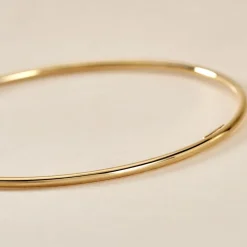 Online Histoire d'Or Bracelet Jonc Xylina Fil Rond Lisse Or Jaune