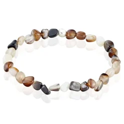 Discount JOURDAN Bracelet Boreal Argent Blanc Jade argent blanc jade marron