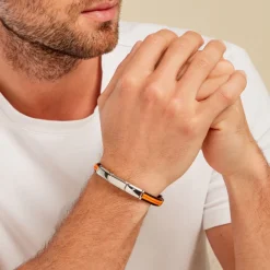 JOURDAN Bracelet Cuir Noir* Bracelets