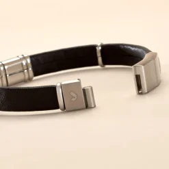 Outlet JOURDAN Bracelet Cuir Noir