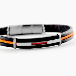 Hot JOURDAN Bracelet Damayanti Cuir Noir