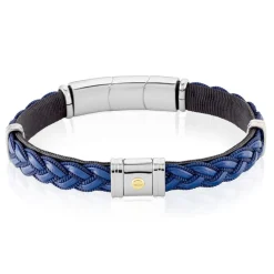 Online JOURDAN Bracelet Trenza Acier Bicolore