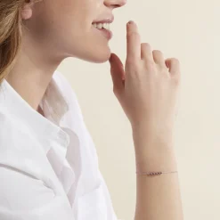 Histoire d'Or Bracelet Karrie Argent Blanc Oxyde De Zirconium* Bracelets|Bracelets Fantaisie