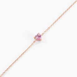 Histoire d'Or Bracelet Kelvyn Argent Rose Oxyde De Zirconium argent rose oxyde rose