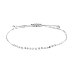 Histoire d'Or Bracelet Kelynaae Argent Blanc Oxyde De Zirconium* Bracelets|Bracelets Cordon