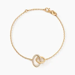 Best Histoire d'Or Bracelet Kimberlie Plaqué Or Jaune Oxyde De Zirconium