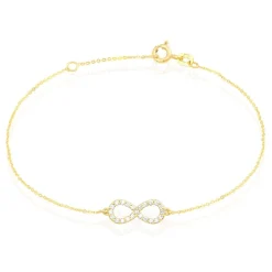 Sale Histoire d'Or Bracelet Klothilda De Zirconium or jaune oxyde