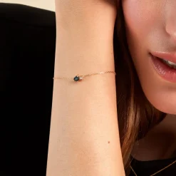 Hot Histoire d'Or Bracelet Kobina Or Jaune Topaze Oxyde De Zirconium