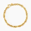 Clearance Histoire d'Or Bracelet Lady Code Acier Jaune