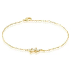 Histoire d'Or Bracelet Lehar Plaqué Or Oxyde De Zirconium* Bracelets|Bracelets Fantaisie