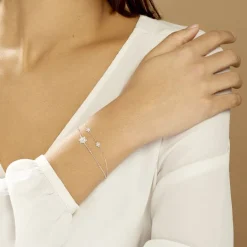 Sale Histoire d'Or Bracelet Leila Argent Blanc Oxyde De Zirconium
