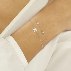 Sale Histoire d'Or Bracelet Leila Argent Blanc Oxyde De Zirconium