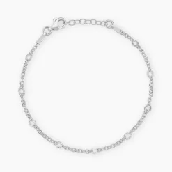 Histoire d'Or Bracelet Leodie Argent Blanc