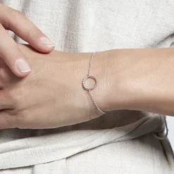 New Histoire d'Or Bracelet Lidig Argent Oxyde De Zirconium