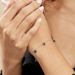 Outlet Histoire d'Or Bracelet Lidiwine Argent Blanc Oxyde