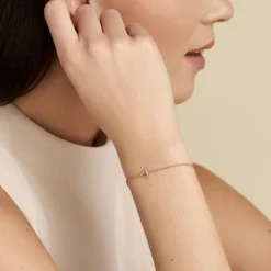 Clearance Histoire d'Or Bracelet Lorena Argent Rose Oxyde De Zirconium argent rose oxyde zirconium