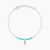 Histoire d'Or Bracelet Lottie Argent Blanc Turquoise* Bracelets|Bracelets Fantaisie
