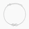 Discount Histoire d'Or Bracelet Lou Argent Blanc Oxyde De Zirconium