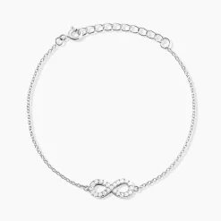 Discount Histoire d'Or Bracelet Lou Argent Blanc Oxyde De Zirconium