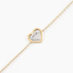 Online Histoire d'Or Bracelet Love Is In The Air Or Jaune Oxyde De Zirconium