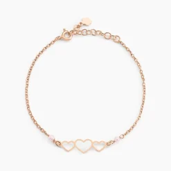 Histoire d'Or Bracelet Love Love Argent Rose Oxyde De Zirconium* Bracelets|Bracelets Fantaisie