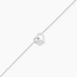 Sale Histoire d'Or Bracelet Lucianna Argent Blanc Oxyde De Zirconium