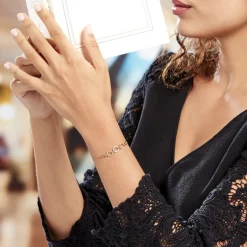 Hot Histoire d'Or Bracelet Lutzele Or Bicolore Oxyde De Zirconium