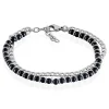 Histoire d'Or Bracelet Magalos Acier Blanc Onyx* Bracelets|Bracelets Fantaisie