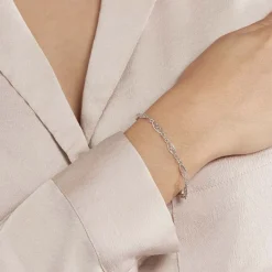 Histoire d'Or Bracelet Mahee Maille Filigrane Argent Blanc* Bracelets Fantaisie|Bracelets Maille