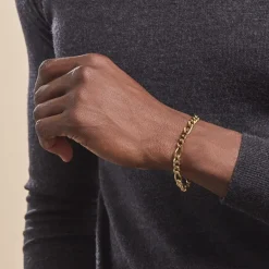 Histoire d'Or Bracelet Maille Acier Doré Virgil* Bracelets|Bracelets Fantaisie