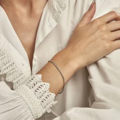 Histoire d'Or Bracelet Maille Azul Argent Blanc* Bracelets|Bracelets Fantaisie