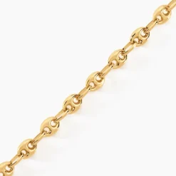 Outlet Histoire d'Or Bracelet Maille Dami Maille Grain De Café or jaune
