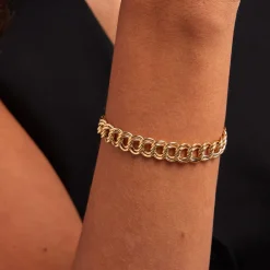 New Histoire d'Or Bracelet Maille Jocky Or Jaune