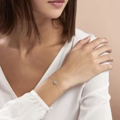 Clearance Histoire d'Or Bracelet Mailys Argent Blanc Oxyde De Zirconium