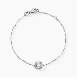 Histoire d'Or Bracelet Majesty Argent Blanc Oxyde De Zirconium