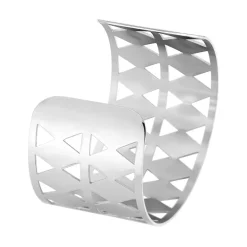 Histoire d'Or Bracelet Manchette Adaline Acier Blanc* Bracelets|Bracelets Fantaisie