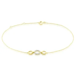 Discount Histoire d'Or Bracelet Margane Or Jaune Diamant