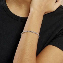 Histoire d'Or Bracelet Marie-angeline Maille Coreene Argent Blanc* Bracelets|Bracelets Fantaisie