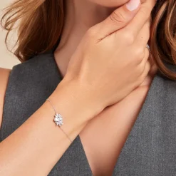 Sale Histoire d'Or Bracelet Marquis Or Blanc Oxyde De Zirconium