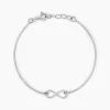 New Histoire d'Or Bracelet Martta Argent Blanc