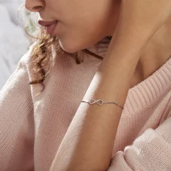 New Histoire d'Or Bracelet Martta Argent Blanc