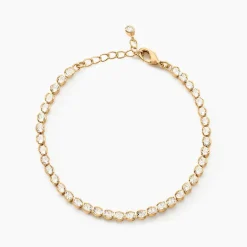 Discount Histoire d'Or Bracelet Maryannick Plaqué Or Jaune Oxyde De Zirconium