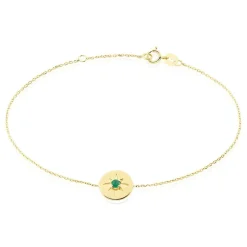 Histoire d'Or Bracelet Melchior Or Jaune Emeraude* Bracelets
