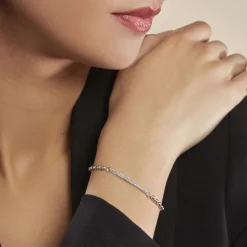 New Histoire d'Or Bracelet Melodie Argent Blanc