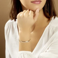 Histoire d'Or Bracelet Messaline Plaqué Or Jaune* Bracelets|Bracelets Maille