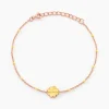 Hot Histoire d'Or Bracelet Mimosa Argent Rose
