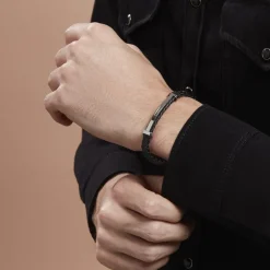 Online Histoire d'Or Bracelet Moris Acier Blanc Oxyde De Zirconium